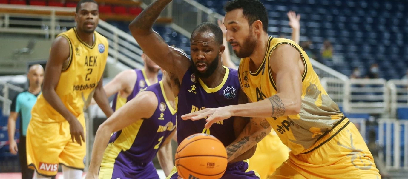 Η ΑΕΚ έχασε 77-71 από την Χάποελ στο Ισραήλ